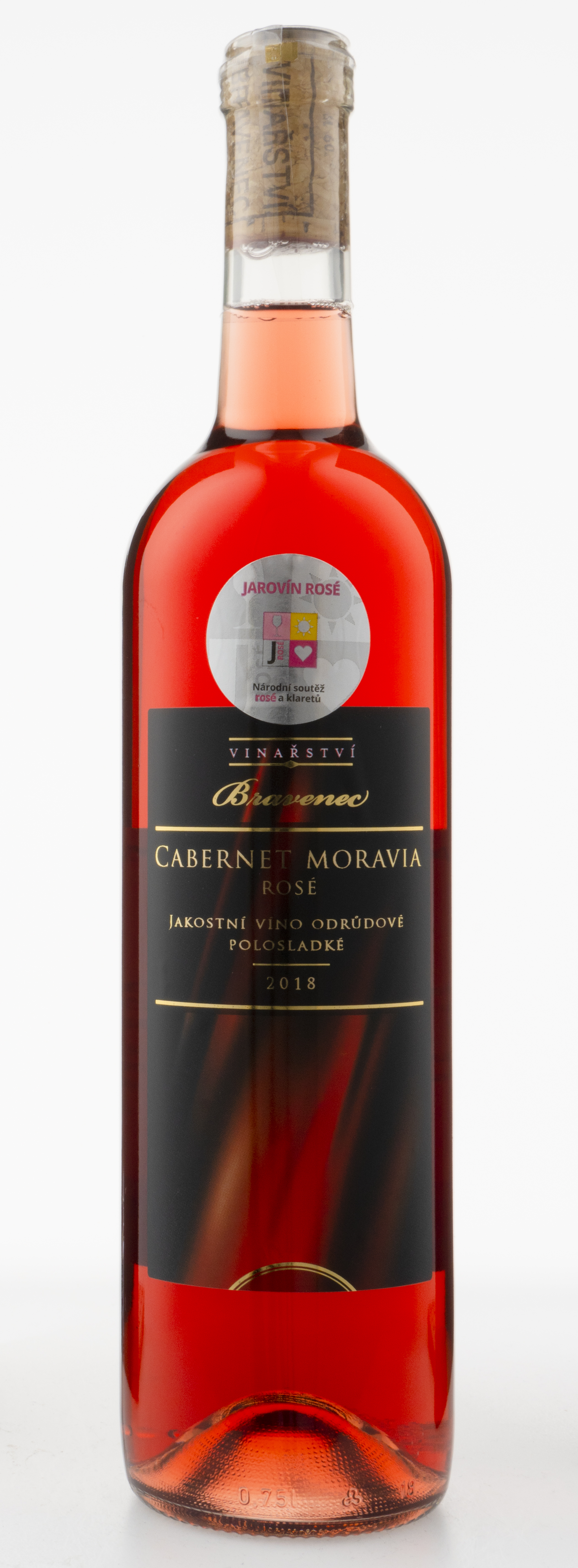 Cabernet Moravia rosé 2018 - JAK, polosladké